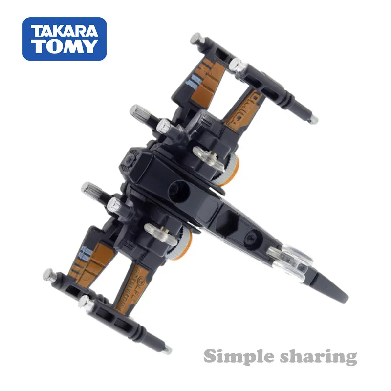 Tomica TSW 04 Звездные войны Poe Dameron X Wing Fighter Пробуждение силы литой горячий поп самолет