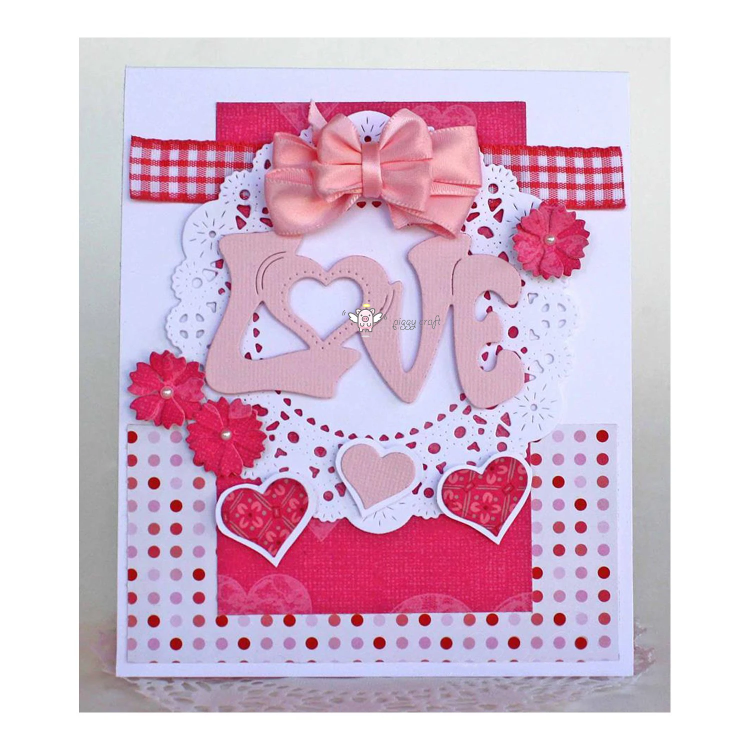 

Mmao Crafts Metal Steel Cutting Dies New Love letters Stencil For DIY Scrapbooking Paper/photo Cards Embossing Dies