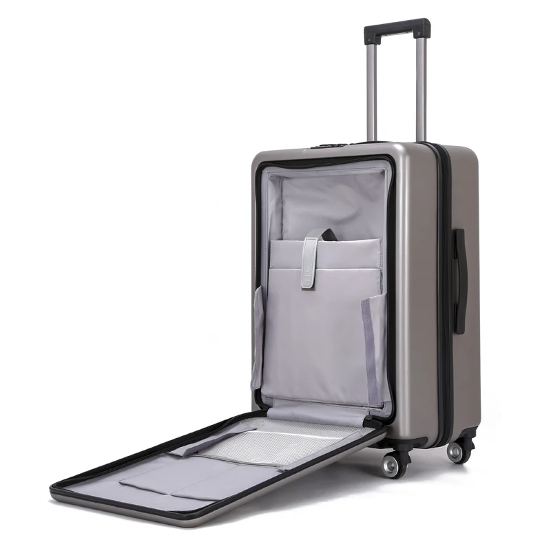 Высококлассный ПК дорожный костюм Чехол, багаж на колёсиках с сумкой для ноутбука, универсальная коробка на колесиках, Мужская Бизнес-посылка