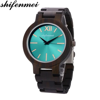 

Shifenmei Man Wood Watch Men Luxury Brand Sports Male Full Nature Bamboo Wooden Band Male Clock Minimalist Man Watches Gifts