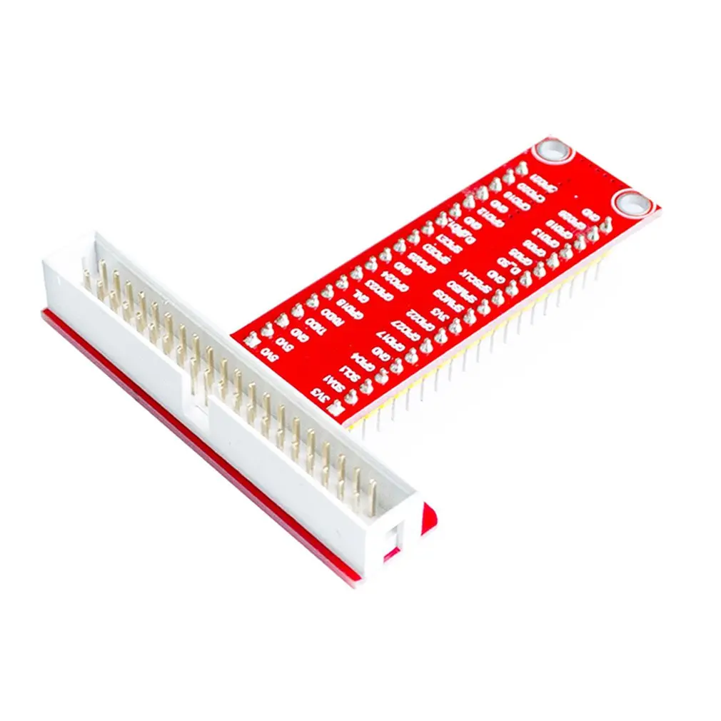 GPIO T тип модуль расширения плата адаптер с 40 Pin GPIO женский Радужный кабель для Raspberry Pi3/2 Модель B