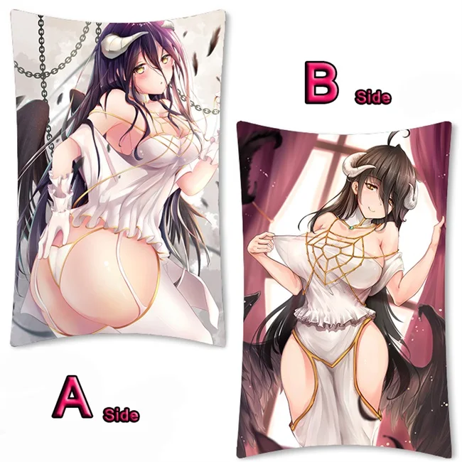 06 Аниме над лордом Ainz ткань oawl shalltear кровопролитые Dakimakura длинная подушка для объятий чехол кровать подушка Pilow крышка 2WAY 35x55 см - Цвет: 06