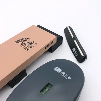 

GRINDER Whetstone Professional sharpening stone Angle guide Fixde Diamond Non Slip base Kitchen sharpening system 1500# TAIDEA