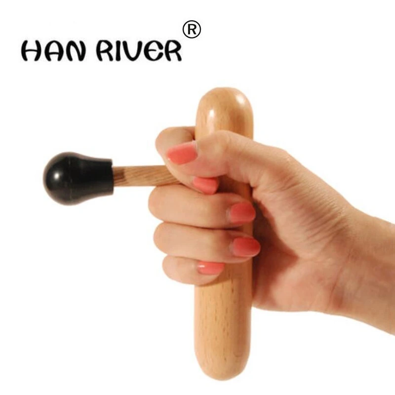 HANRIVER деревянная точечная Акупунктура Массажная палка массажер трансформатор с
