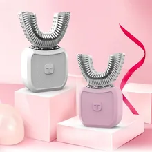 U тип ленивый человек автоматическая зубная щетка usb зарядка отбеливание зубов взрослая зарядка ультразвуковая силиконовая щетка