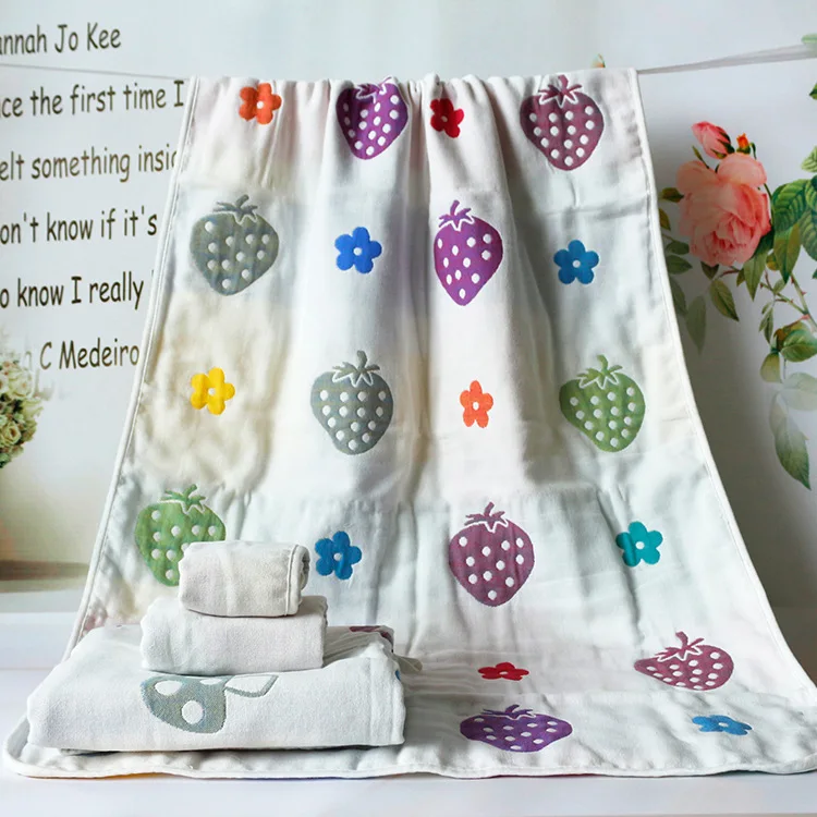 

Infants Children Pure Cotton Gauze Series Set a Class Product Excluded Fluorescent Agent Soft Absorbent Care Skin