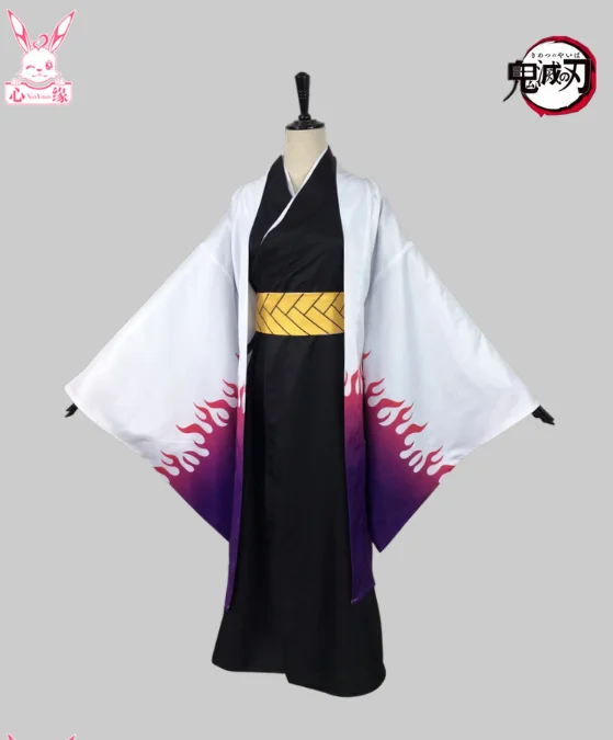 Аниме демон убийца: Kimetsu no Yaiba косплей костюм Cos Ubuyashiki Kagaya Косплей Хэллоуин вечерние костюмы высокого качества для мужчин/женщин