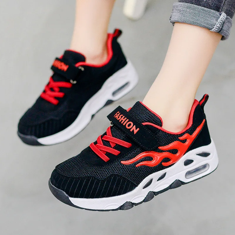 

2019 New Style Network-Piece Children Sports Shoes Small Middle School Students Running Shoes Breathable Shoes Big CHILDREN'S Sh
