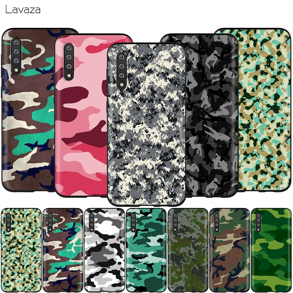 Lavaza армейский зеленый камуфляжный чехол для Samsung Galaxy A2 J4 Core J6 J7 DUO J8 Prime A20E A70S 2018 |