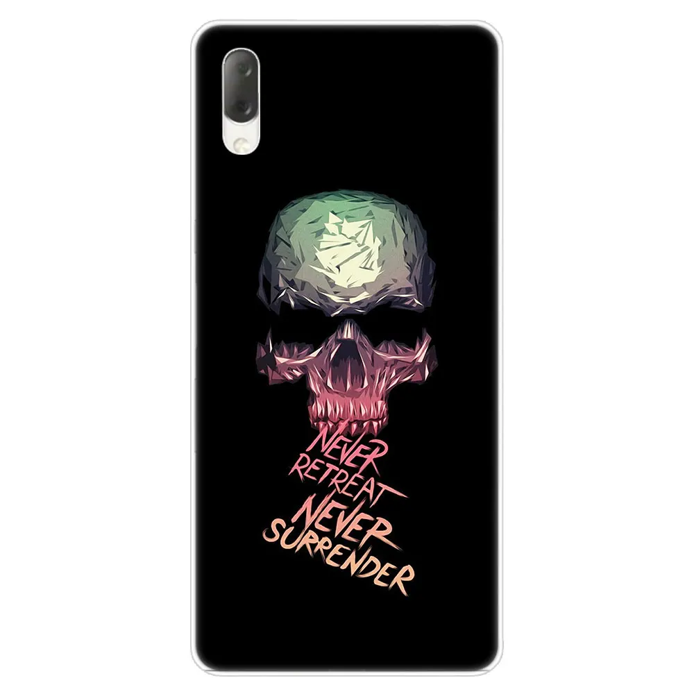 Череп Мода жесткий чехол для Sony Xperia L1 L2 L3 X XA XA1 XA2 XA3 ультра 10 плюс E5 XZ XZ1 XZ2 компактный XZ3 XZ5 2 20 крышка