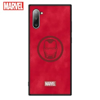 

Marvel for Samsung note10 phone case iron man spiderman embossed stickers skin fall protection case