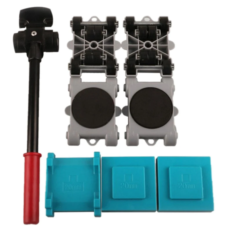 

8Pcs Moves Furniture Tool Transport Shifter Moving Wheel Slider Remover Roller Heavy