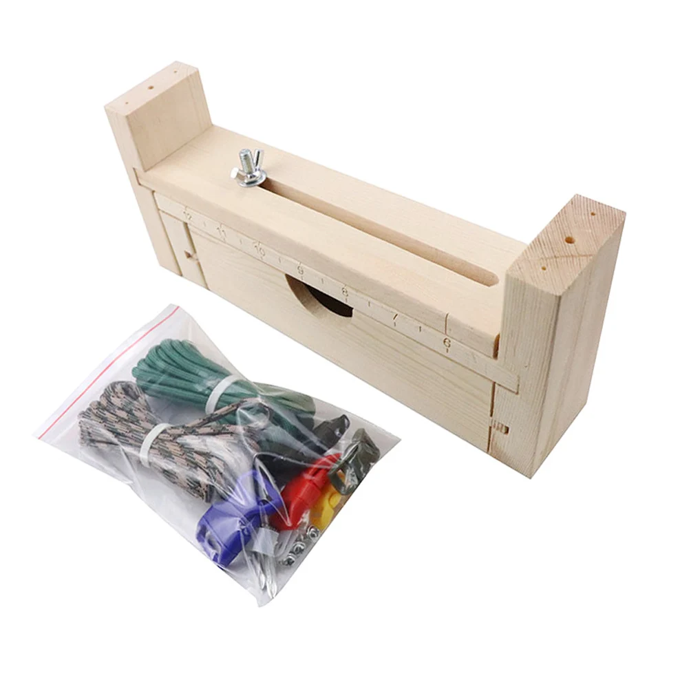 1 шт. DIY деревянный Paracord Jig браслет производитель регулируемый плетение ремесло чайник браслет узел инструмент браслет инструмент для вязания
