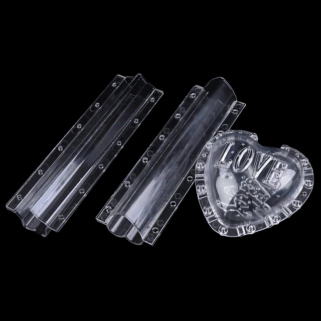 Műanyag Szív/Csillag/Szerelmi Gyümölcs Formáló Penész Uborka Növekedés Képző Növénytermesztés Átlátszó Kerti Óvodai Edény - Image 5