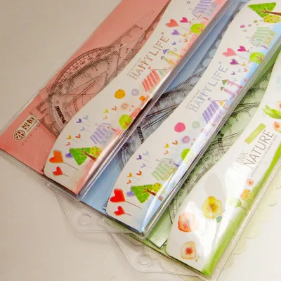 Drawing Tool Set 20cm Korean Stationery Ruler Set For Students