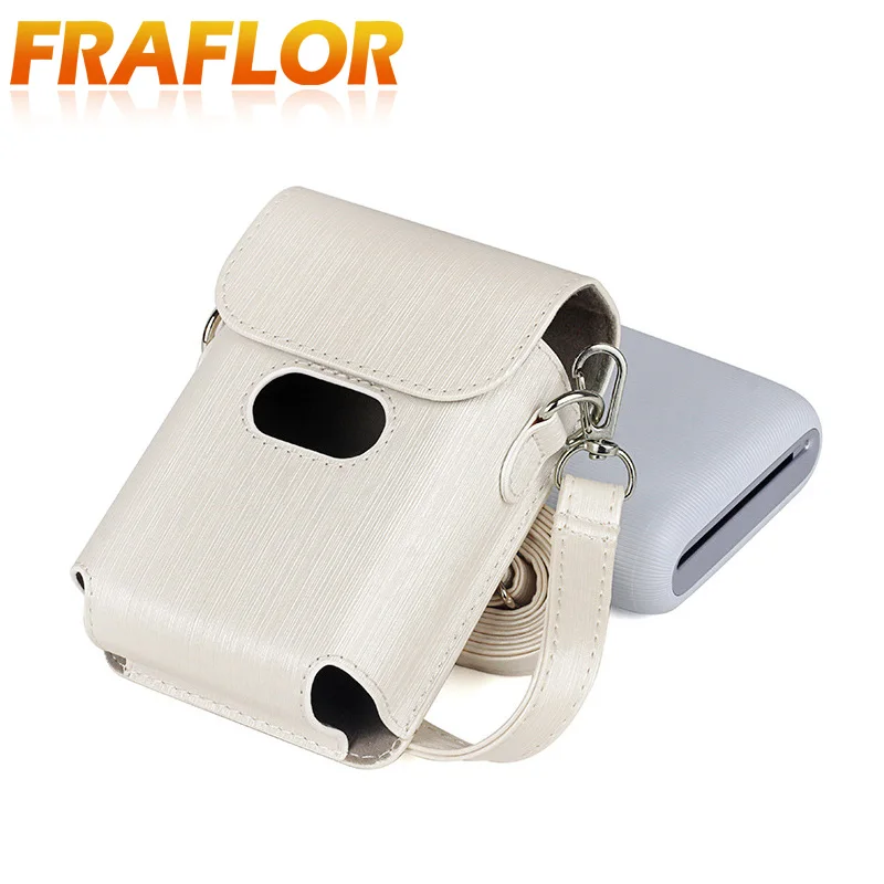 Elonbo Harte Tragetasche Für Fujifilm Instax Mini Link 2/3 – Stoßfest, Wasserabweisend, Mit Netztasche, Rosa