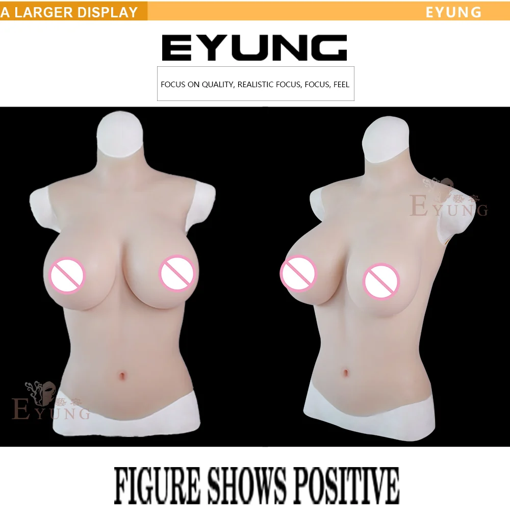 Crossdresser Realistic Silicone Breast Plate Forms Fake Boobs Enhancer Tits Shemale Transgender Drag Queen Crossdressing Cosplay (16)
