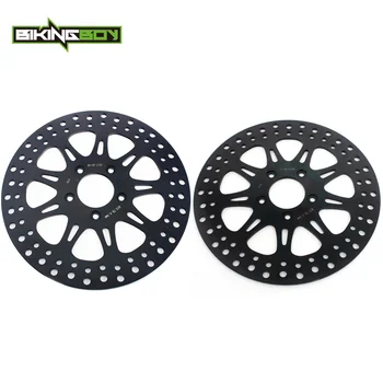 

BIKINGBOY 11.5" Front Rear Brake Discs Disks Rotors For Harley Sportster XL883 XL883C XL883H XL1200C XL1200N XL1200H