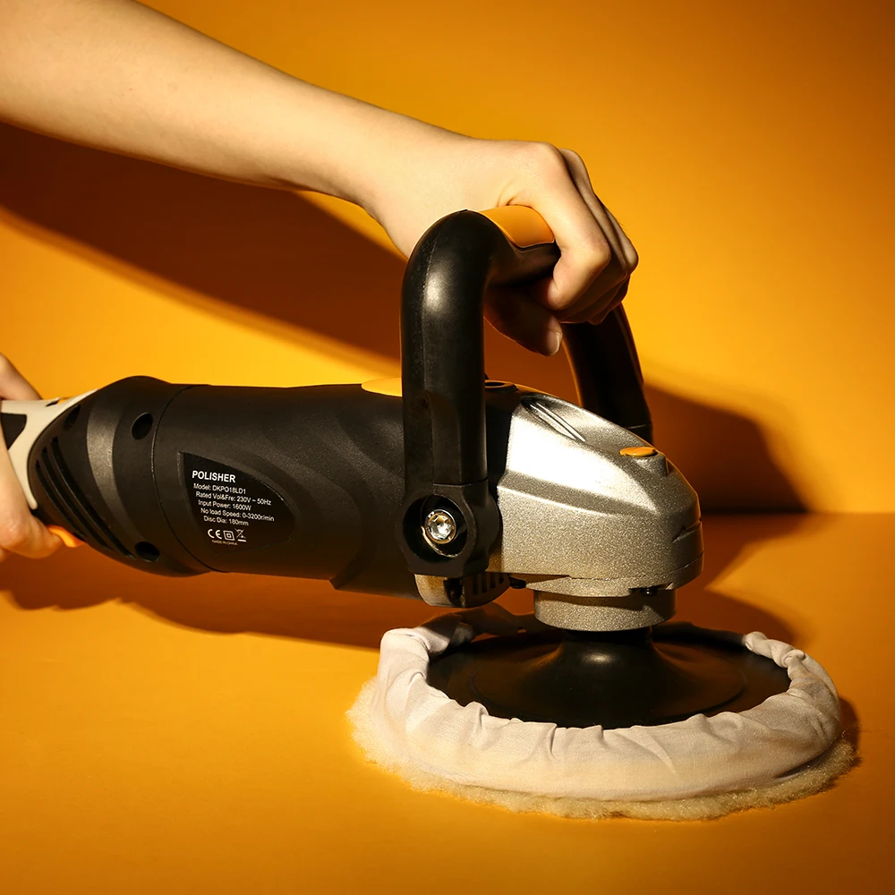 DEKO 127V 1600W Electric Polisher 3200rpm 180mm Variable Speed Auto Polishing Machine Car Polisher Floor Sanding Waxing Tools 5