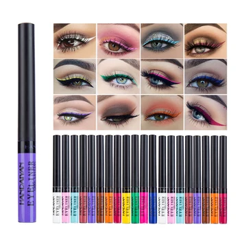

Matte Liquid Eyeliner 12 Color Waterproof Colorful Cosmetic Makeup Tool High Pigmented Eyeliner Long Lasting Eye Liner Quick Dry