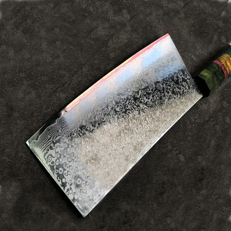 Damascus Steel Nakiri Chef Knife Chinese clever Knives Sharp Slicing Steak  kitchen knife Kitchen Cutlery - AliExpress