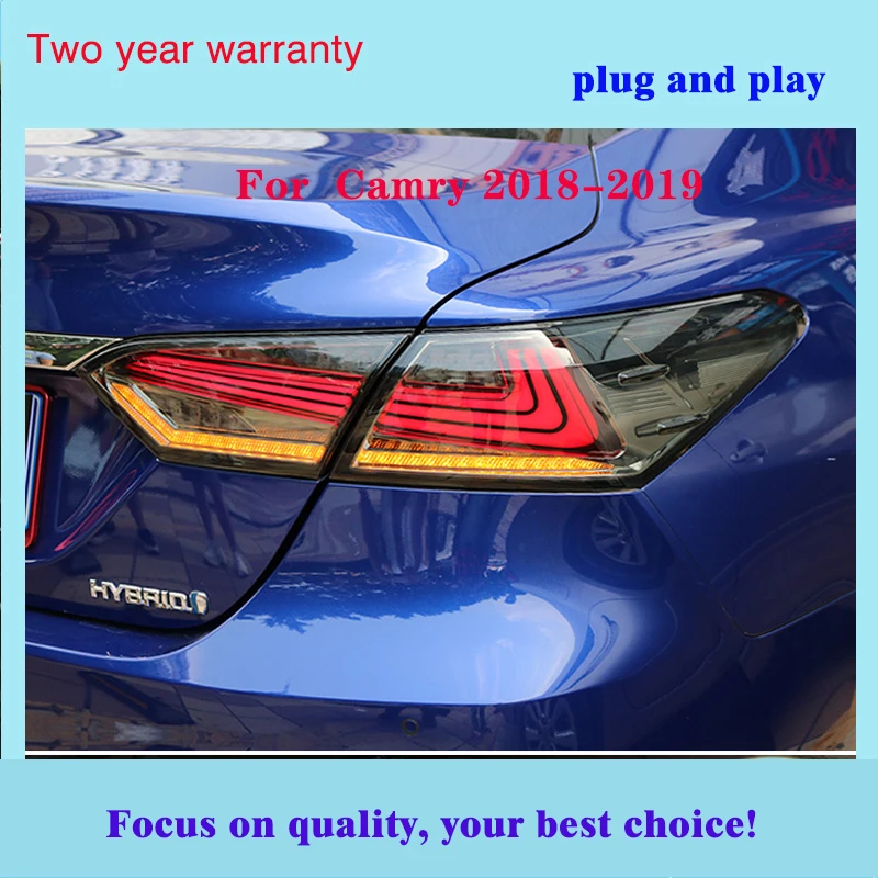 Автомобильный стильный светодиодный задний светильник для Toyota Camry 2018 2019