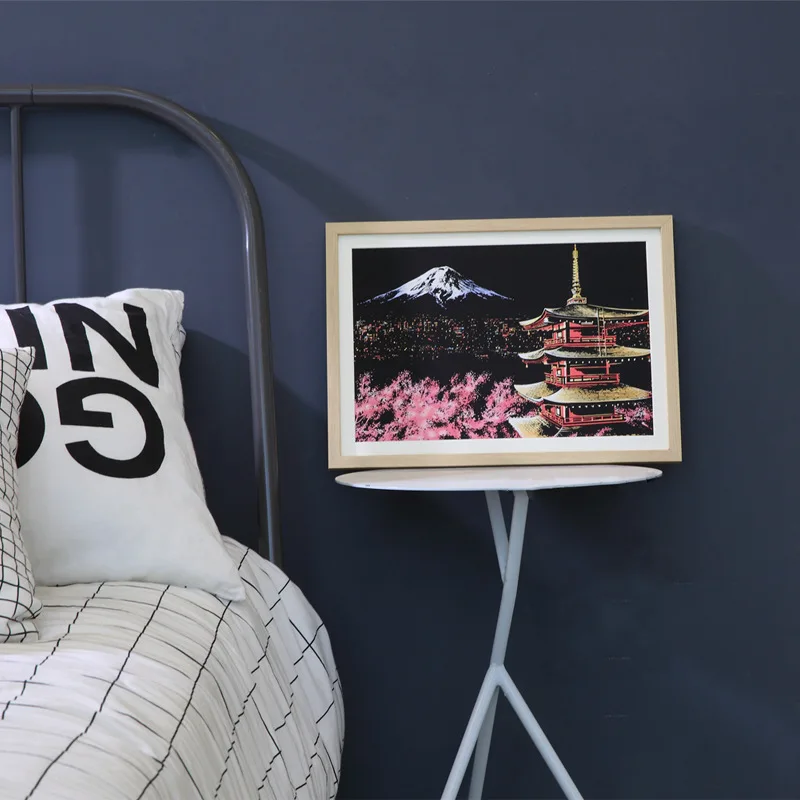 New Colorful urban adult decompression scratch painting toy night