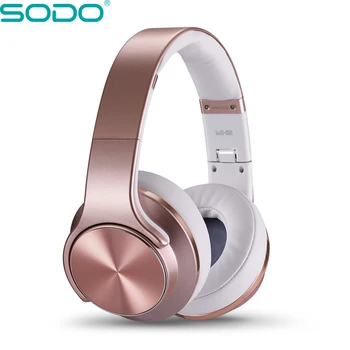 

Bluetooth Headphone SODO MH5 Comfortable Wireless NFC 2 in1 Twist-out Bluetooth Speaker Adjustable Headphone with Microphone