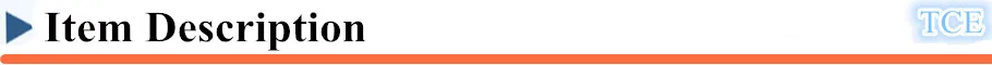 1 Item Description
