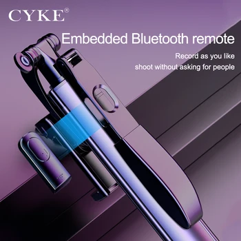 

CYKE 1.6m Selfie Stick long Tripod bluetooth Video Stabilizer for iPhone Xiaomi Huawei Bluetooth Tripod Selfie Stick