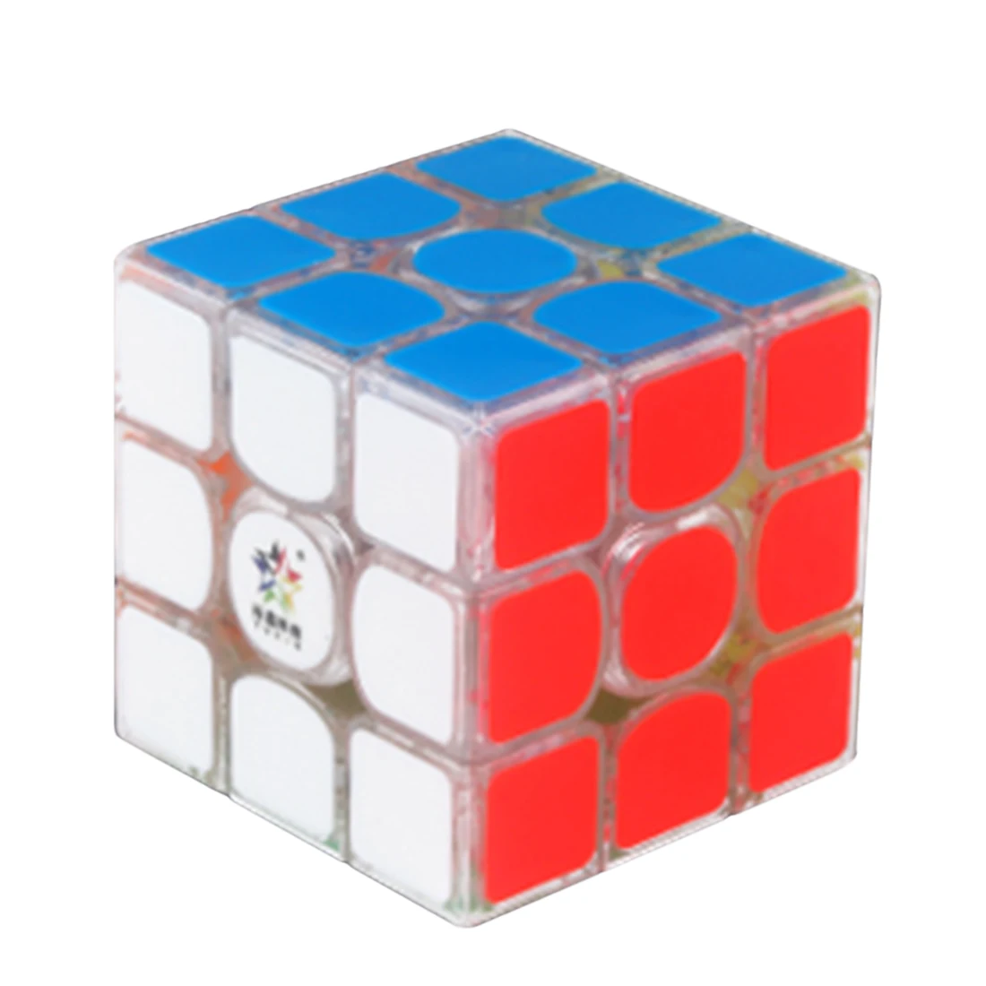 Yuxin Kylin V2M 3x3x3 Магнитный магический куб, квадрат куб головоломка игрушка для обучения мозгу-черный фон и темно-красный Пастер