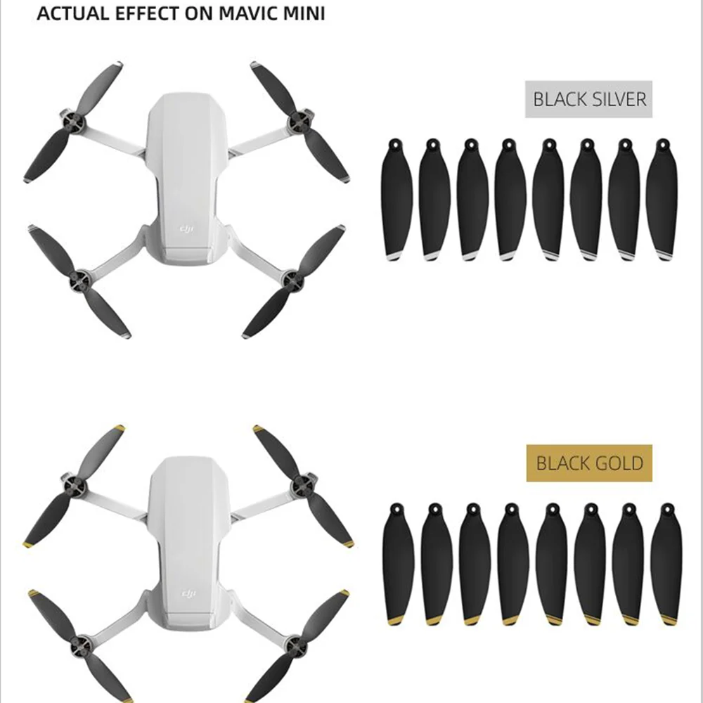 4 пары Mavic мини пропеллеры 4726F малошумные пропеллеры лопасти для DJI Mavic мини-Дрон