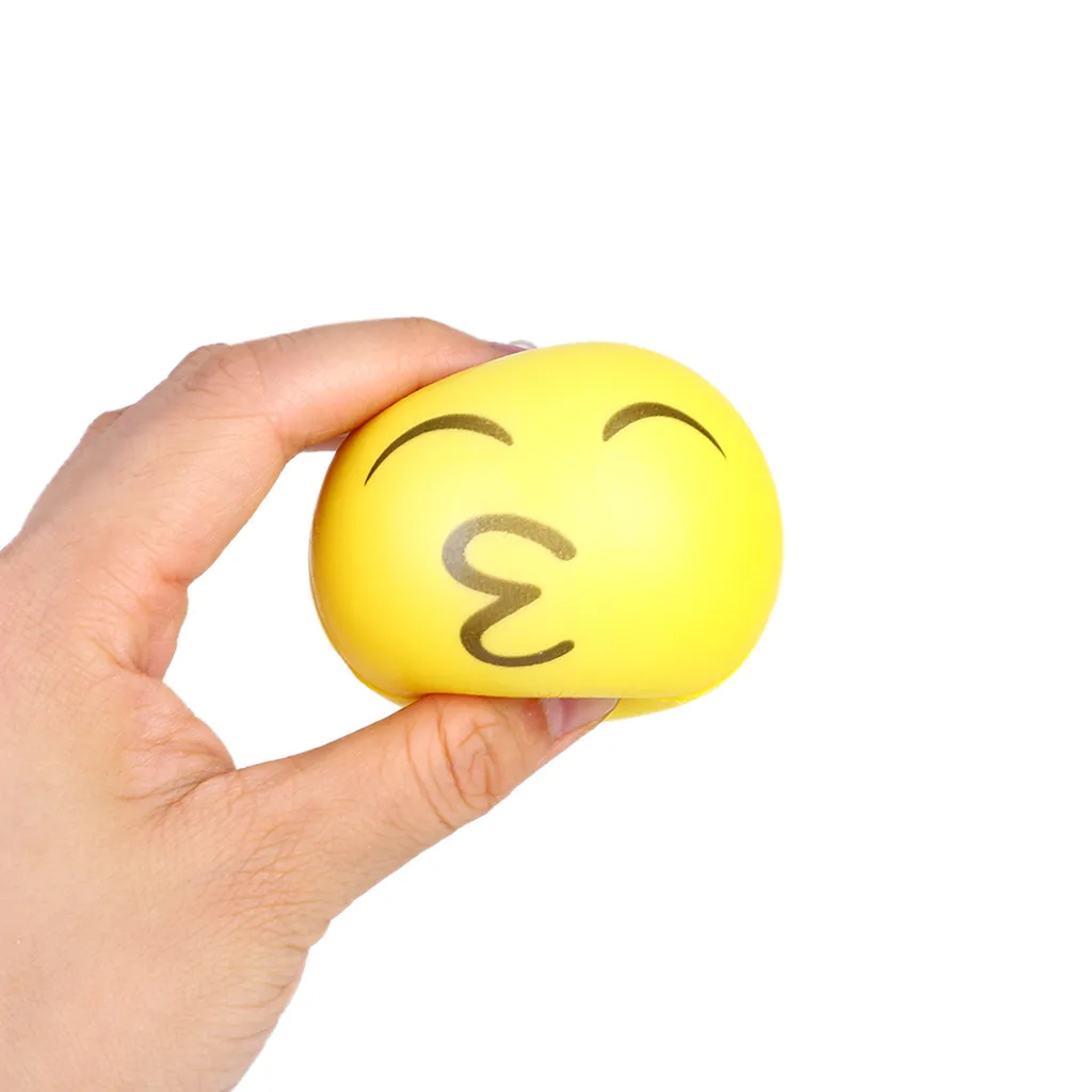Мягкие и милые Gigantes сжимаемые игрушки для лица мягкие 12 шт. Happy Smile Face антистресс облегчение медленно поднимающийся мяч W725