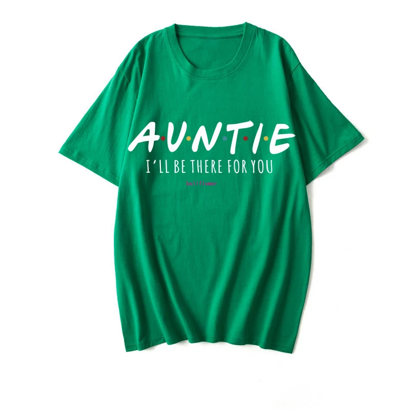 Auntie, хлопковая футболка, женская, черная, с буквенным принтом, повседневные футболки, подарок для ребенка, для беременных, для мамы, для мужчины, с коротким рукавом, вечерние, для беременных, плюс размер