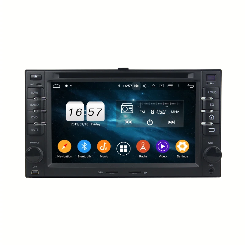 6 2 &quot2 Din 8 ядер Android 9 0 Автомобильный мультимедийный плеер для KIA Cerato Sportage 2003 2008 Ceed