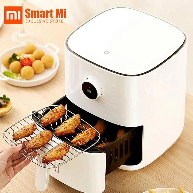 US $258.27 Xiaomi Mijia Smart Air Fryer 35L Deep Fryer Without Oil Low Fat Home Multifunction Airfryer 24H Cooking Appointment OLED Screen