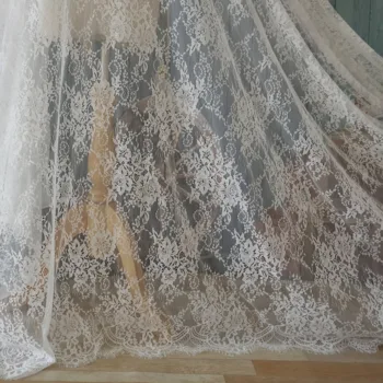 

Allover flowers lace Soft eyelash chantilly lace fabric wholesale discount women gowns lady summer dresses clothing diy laces!