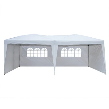 

Two Windows Two Surround Cloth 3 x 6m Waterproof Folding Tent Summer Outdoor Sun Screen Gazebo Wedding Party Canopy