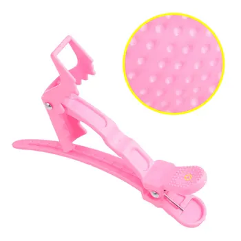 

15pcs Hairdressing Clips Portable Alligator Clamp Plastic Hair Styling Clips Partition Hair Clip Hair Locating Clips for Home Ba