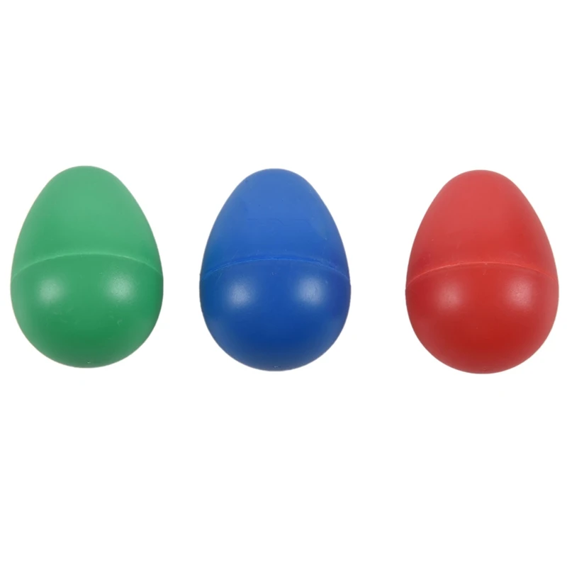 12x Пластиковые ударные maracas шейкеры игрушка, музыкальное яйцо