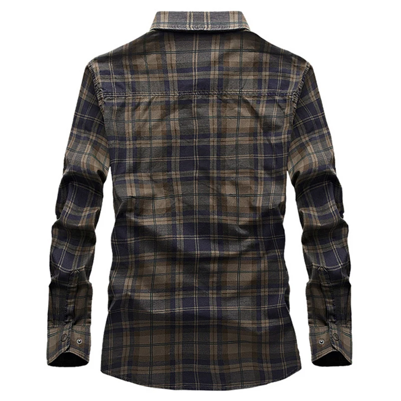 2020 брендовая дневная рубашка в клетку мужская хлопковая повседневная бриджи