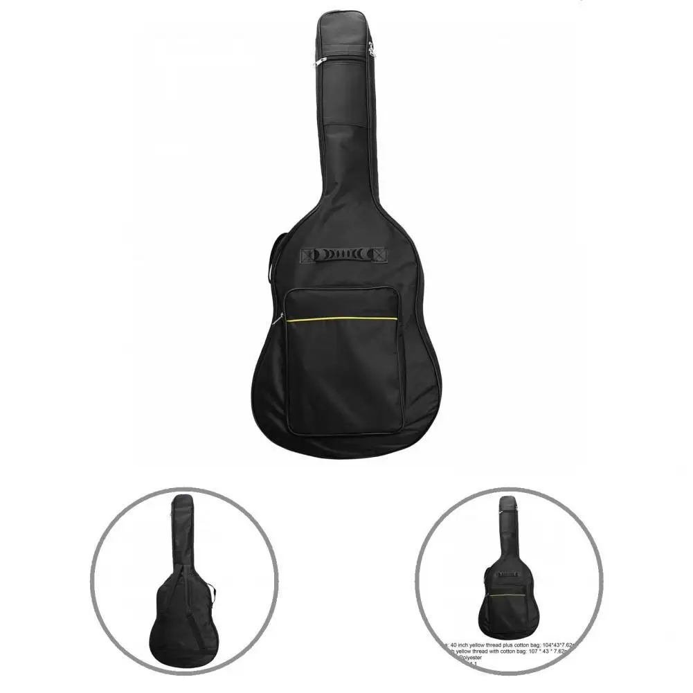 

Lightweight Acoustic Guitar Carry Bag Convenient Multiple Pockets Practical 40/41 Inch Acoustic Guitar Carry Case