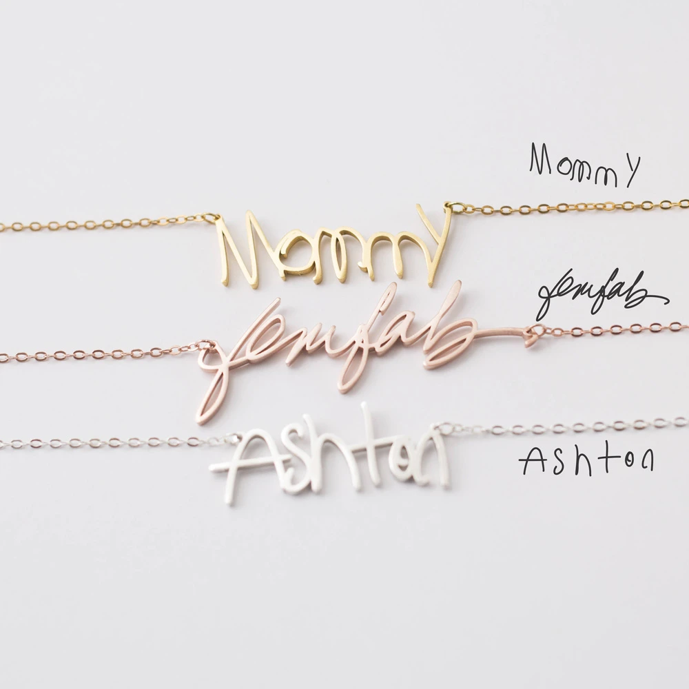 Personalized handwriting jewelry Clearance