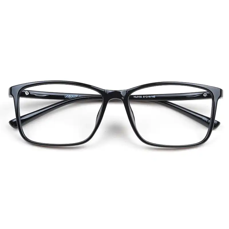 simple black glasses