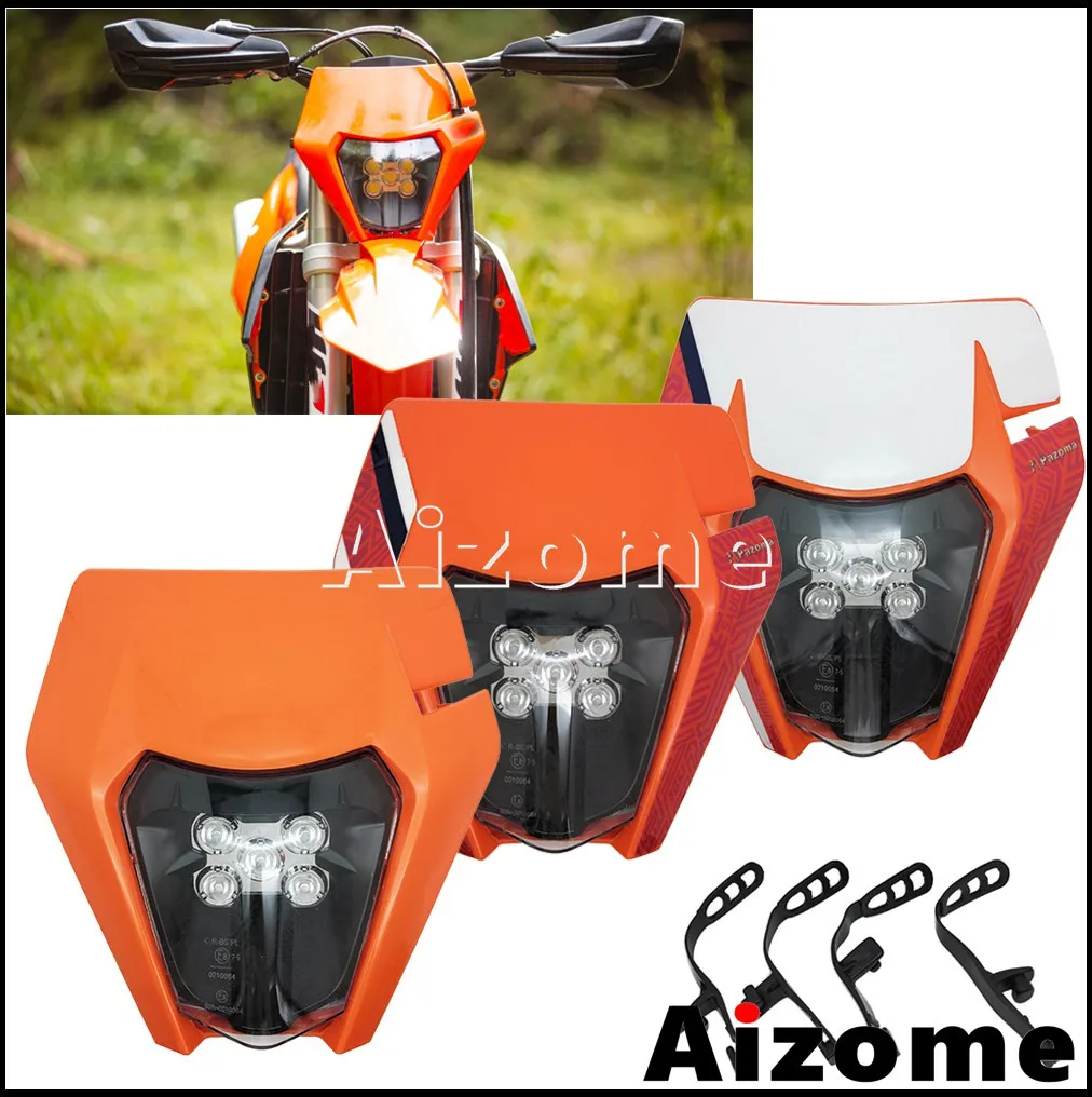 Комплект головных фонарей E8 LED Enduro MX двойсветильник спортивный передний ходовой