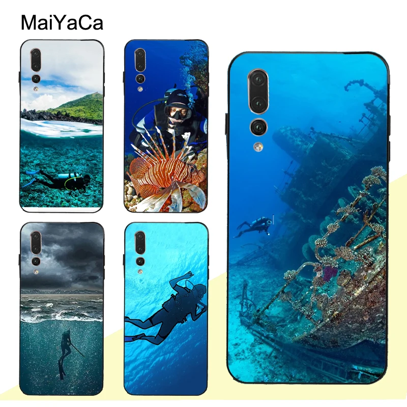 Чехол MaiYaCa для ныряльщиков с аквалангом Для Подводного Погружения Huawei P30 Pro P40 P10 P20