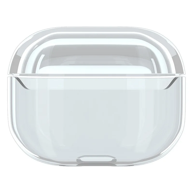 Transparent Новое поступление Роскошная блестящая Защитная крышка для Apple Airpods Pro/3 матовая зернистая текстура Bluetooth защита для наушников - Цвет: Transparent