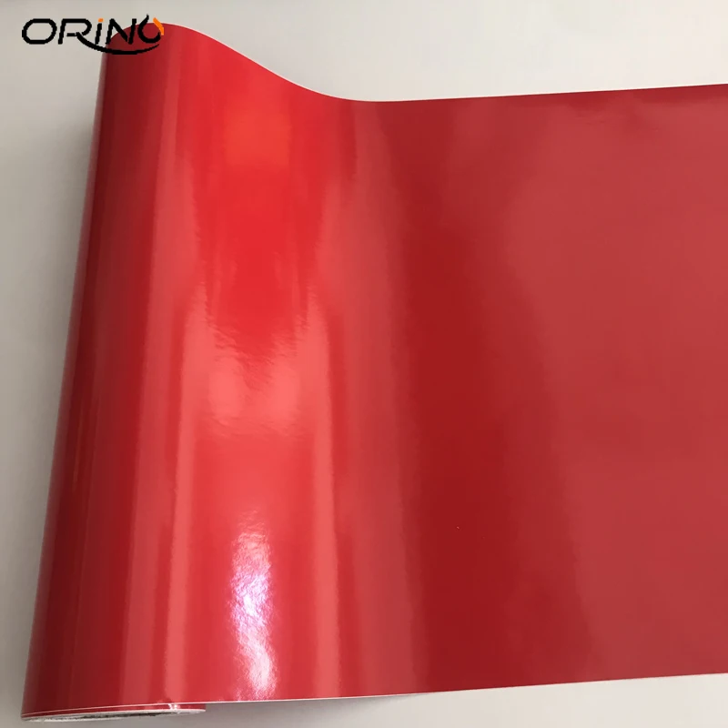 Red Gloss Vinyl Wrap Sticker-1