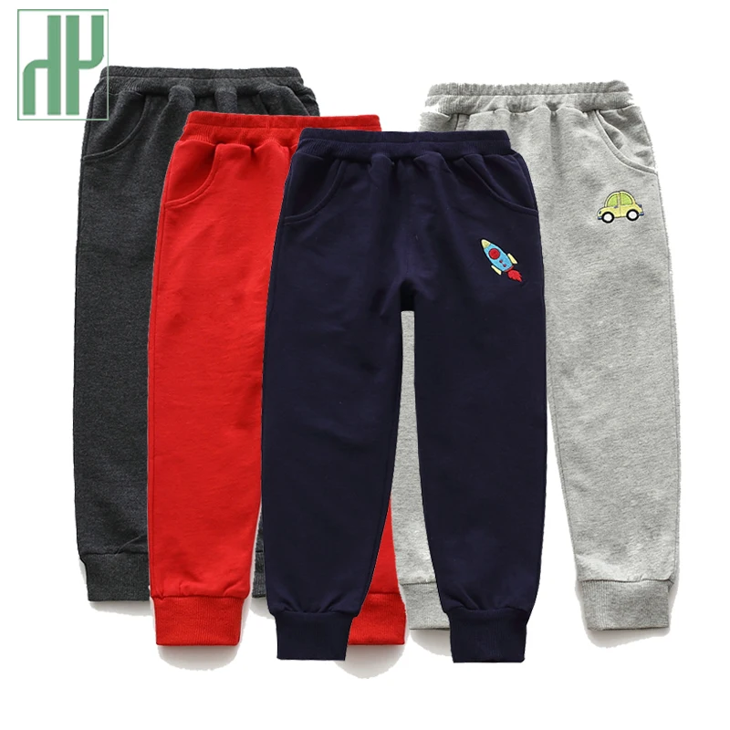 

Boys pants Sport Warm Pants For 2-8 Yeas Dinosaur Embroidered kids Girls Casual Sport Pants Enfant Garcon Children Trousers