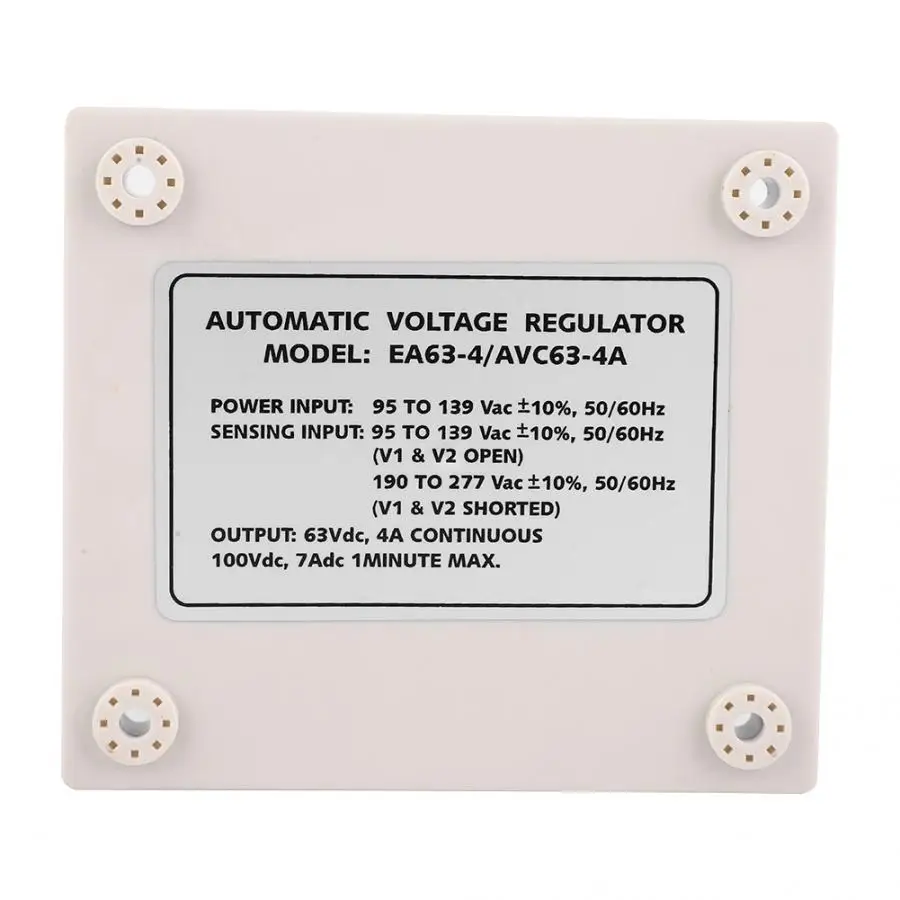 AVC63-4A AVR Автоматический регулятор напряжения для Бесщеточный Генератор запасные части ГЕНЕРАТОР ЗАПЧАСТИ и АКСЕССУАРЫ